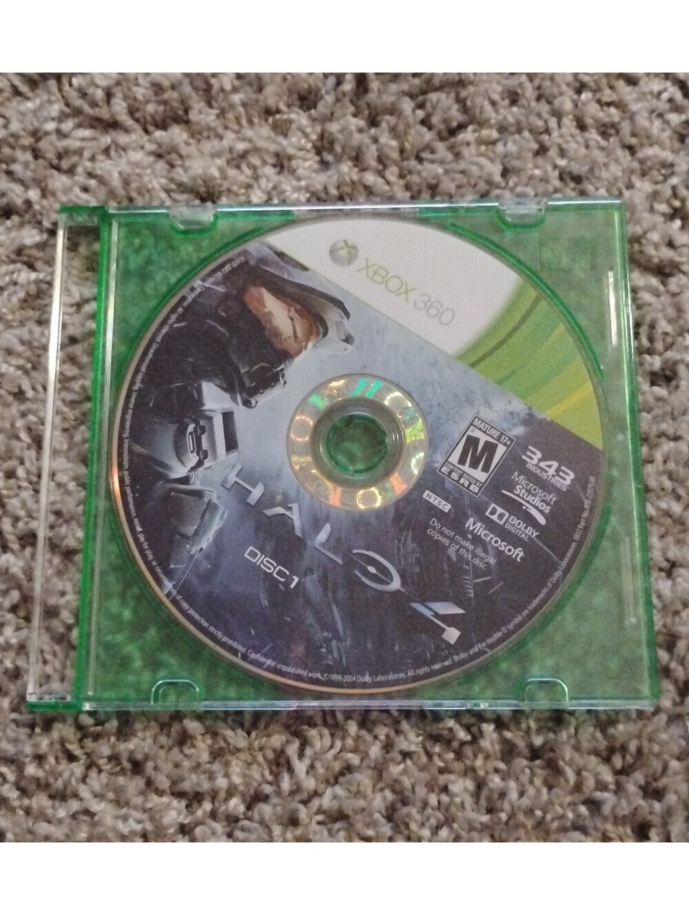 Halo 4 (Xbox 360) - Disc 1 Only w/ Protective Slim Case